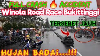 Top Kecelakaan Road Race Bukittinggi 13 Oktober 2019 | Crash Compilation Road Race Bukittinggi 2019