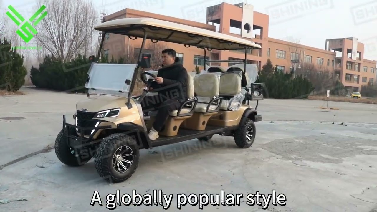 🌟 Global Fan-Favorite Electric Golf Cart: Multi-Seat Luxury + Smooth Rides