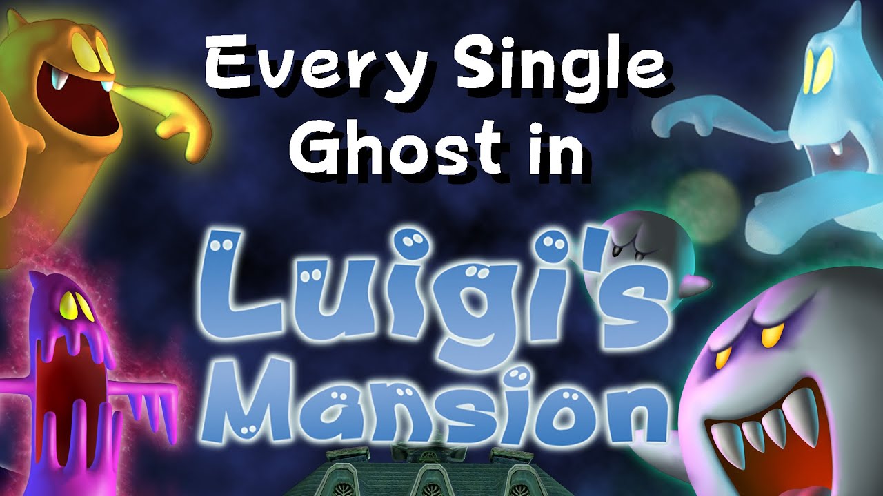 Every Single Ghost in Luigi's Mansion - YouTube
