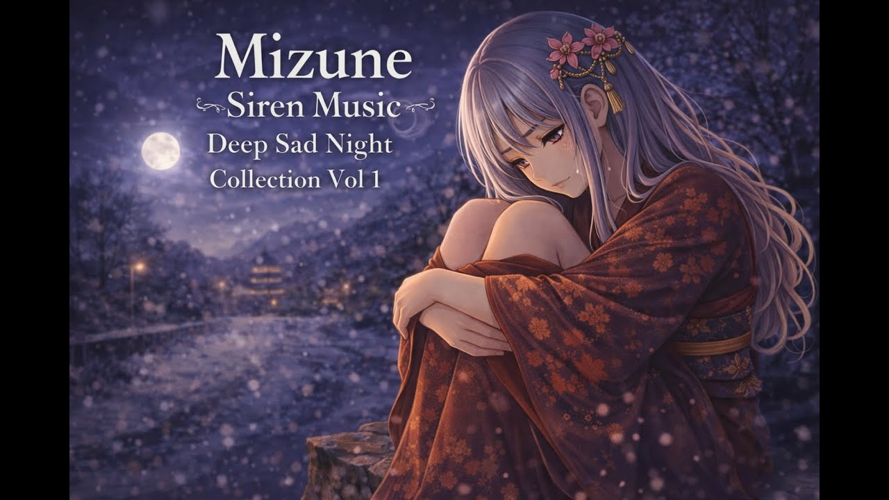 Mizune Siren Music – Deep Sad Night Collection | 日本語R&B × シティポップ | 失恋 | AI音楽