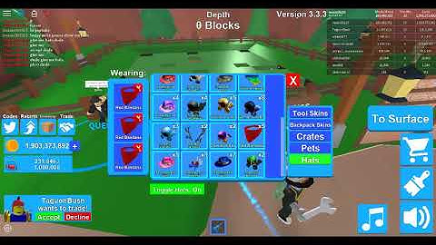 mining simulator all hats