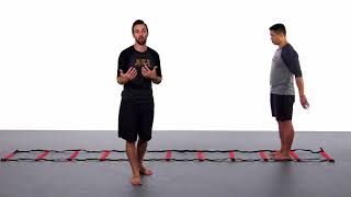 Linear Speed Drills on Agility Ladder - Tim Thackrey