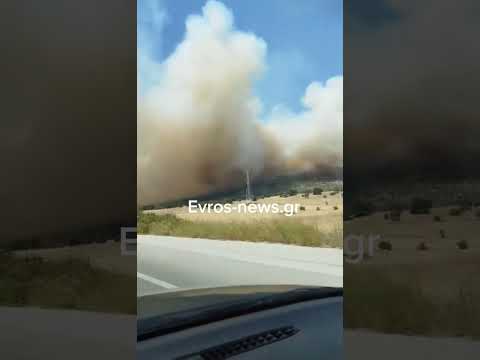 Τεράστιο το μέτωπο στην περιοχή των Λουτρών