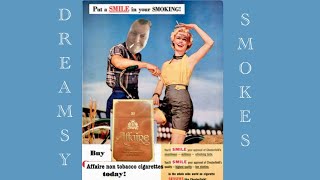 Smoking a vintage Affaire non tobacco cigarette review