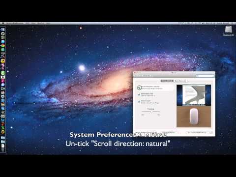 Como mudar Scroll Direction no Mac OS X 10.7 Lion