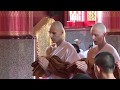 Ordination of 3 monks from Wat Pa Baan Taad in the Thai Dammayut Tradition (full version)