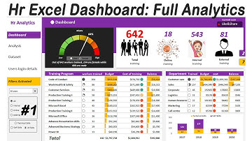 The BEST way to CREATE an EXCEL dashboard | Hr Dashboard with Multiple login access