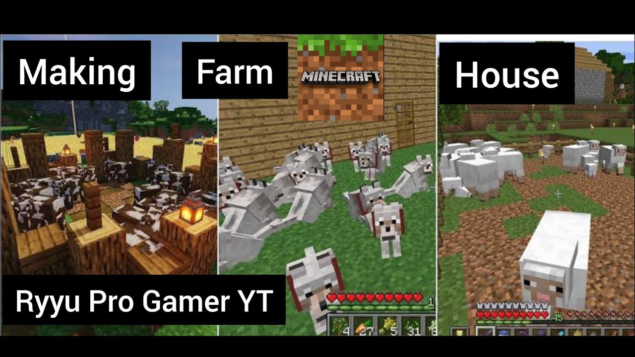 Made animal farm house In minecraft YouTube