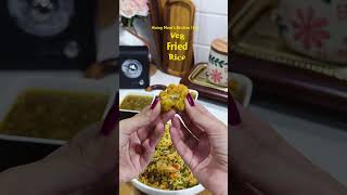 Leftover Rice? Upgrade it 🍚✨ | Easy Veg Fried Rice Recipe | 5 min veg fried rice #youtubeshorts