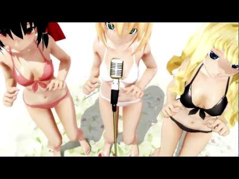 【MMD】エレガントな気分で水着なアリスたち【HD版】