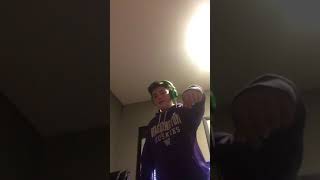 ASMR whip and naenae while my parents argue in he backround