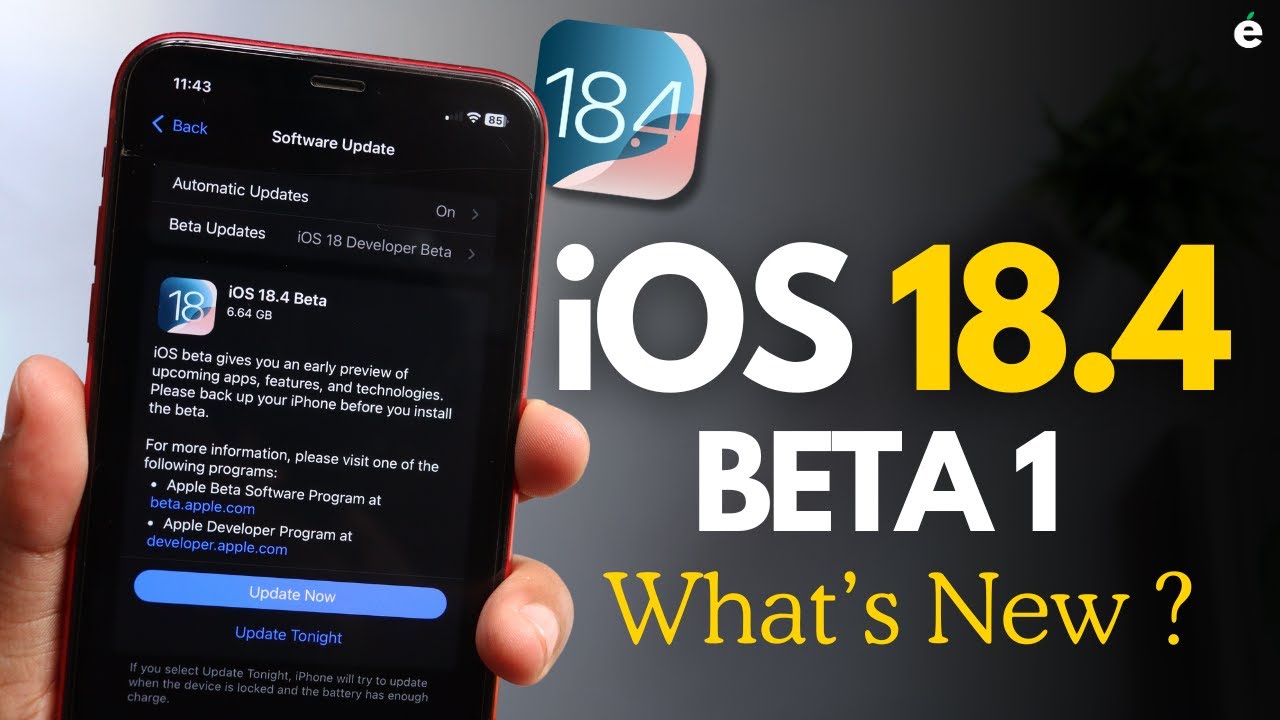 iOS 18.4 Beta 1 | New Features, Apple intelligence, Control Centre and more - Malayalam