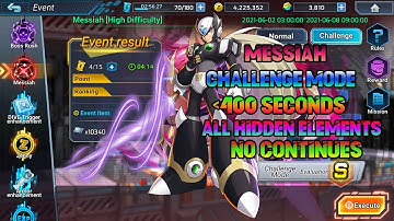 MegaMan X DiVE - Messiah ~ Challenge Mode 100% Completion Run