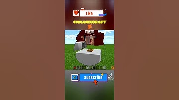 AUTOMATIC NETHER PORTAL FOR MINECRAFT #minecraft #buildhacks #emmanixcraft