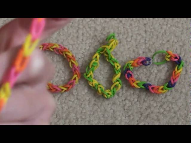 Uithoudingsvermogen wakker worden Giraffe Lesson 1: How to make a "Single" rubber band bracelet - YouTube
