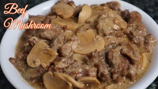 MAS PINA CREAMY ~ BEEF and MUSHROOM RECIPE