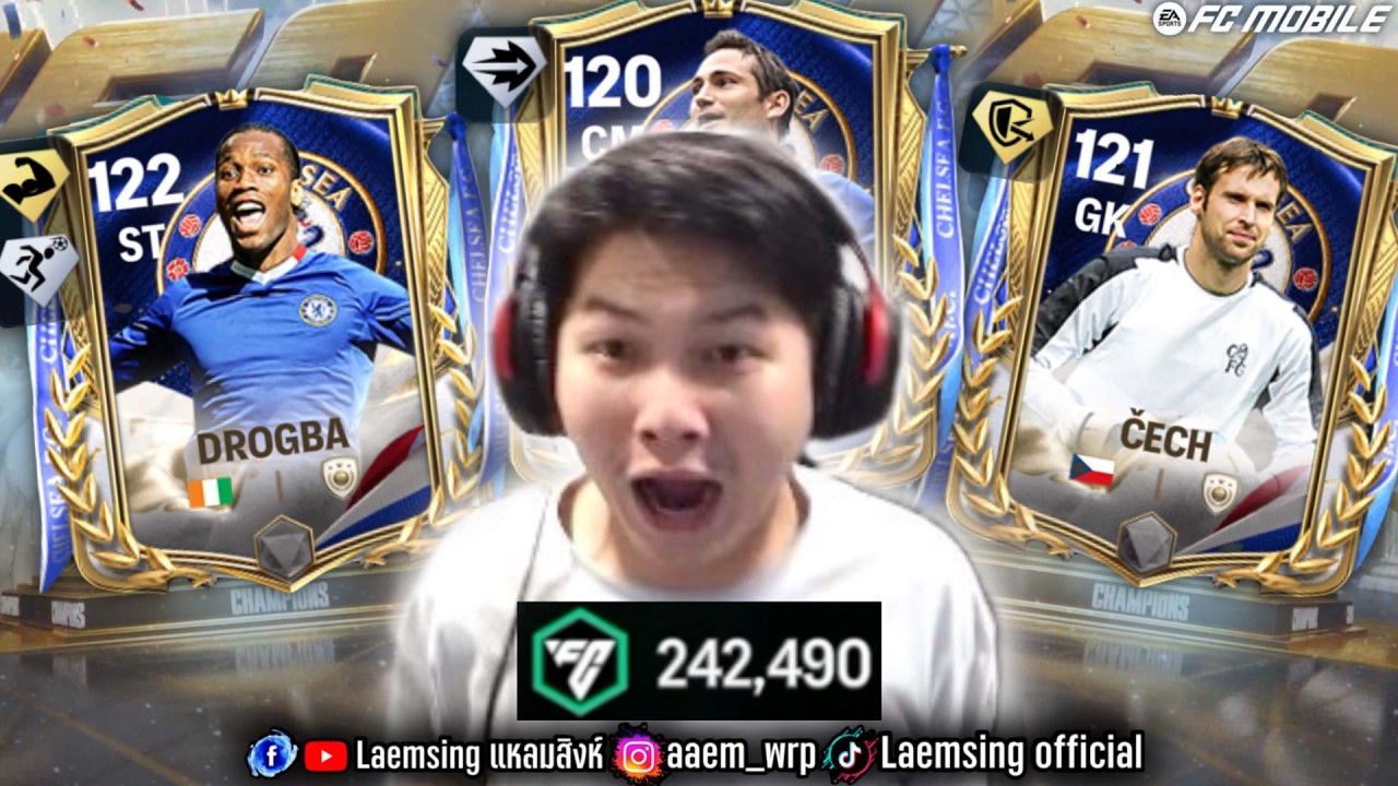 FC Mobile | ล่า 3 สิงค์บลูส์ ดร็อกบา เช็ค แลมพาร์ด ด้วยงบ 242,490 FC วันแรกเดือดๆ กิจของแหลม !!