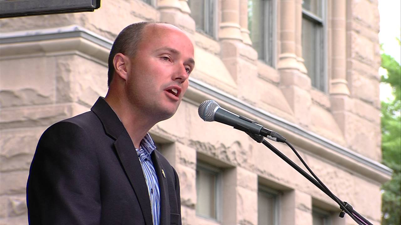 Lt. Gov Spencer Cox speaks at Orlando Shooting vigil in Utah