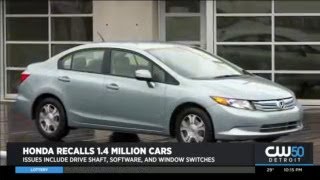Honda Recalls 1.4M US Vehicles For Software, Other Problems