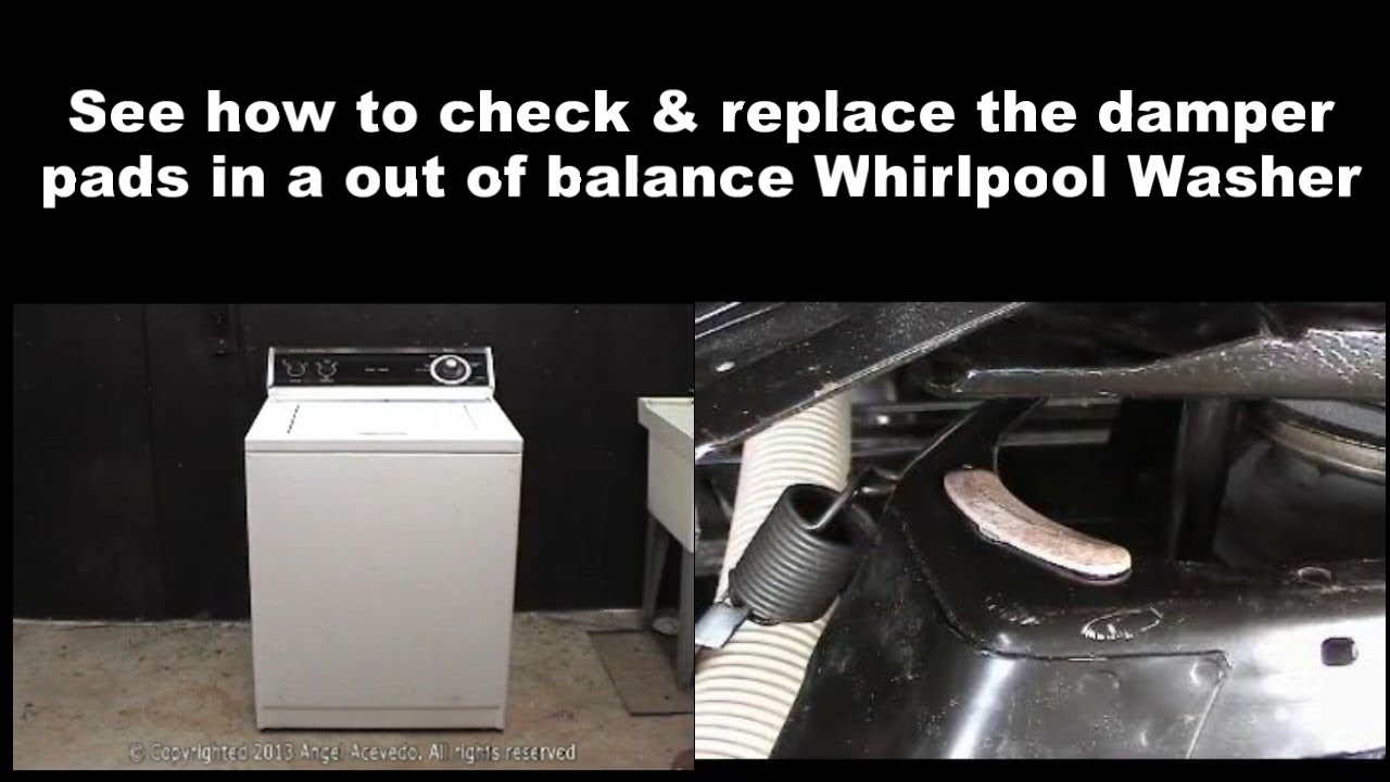 Стиральная машина Whirlpool шумит — проверьте демпферы