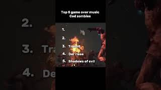 Top 5 COD Zombies game over music #shorts #callofduty #codzombies