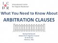 What you need to know about arbitration clauses