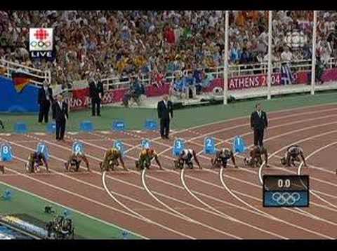 Athens 2004 Olympics 100m Men