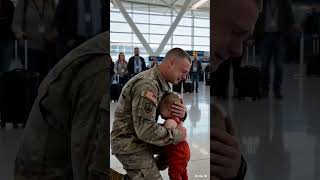 Can You Watch This Soldier Leave His Family Without Crying? 😭🇺🇸#Soldier #MilitaryFamily #ArmyDad