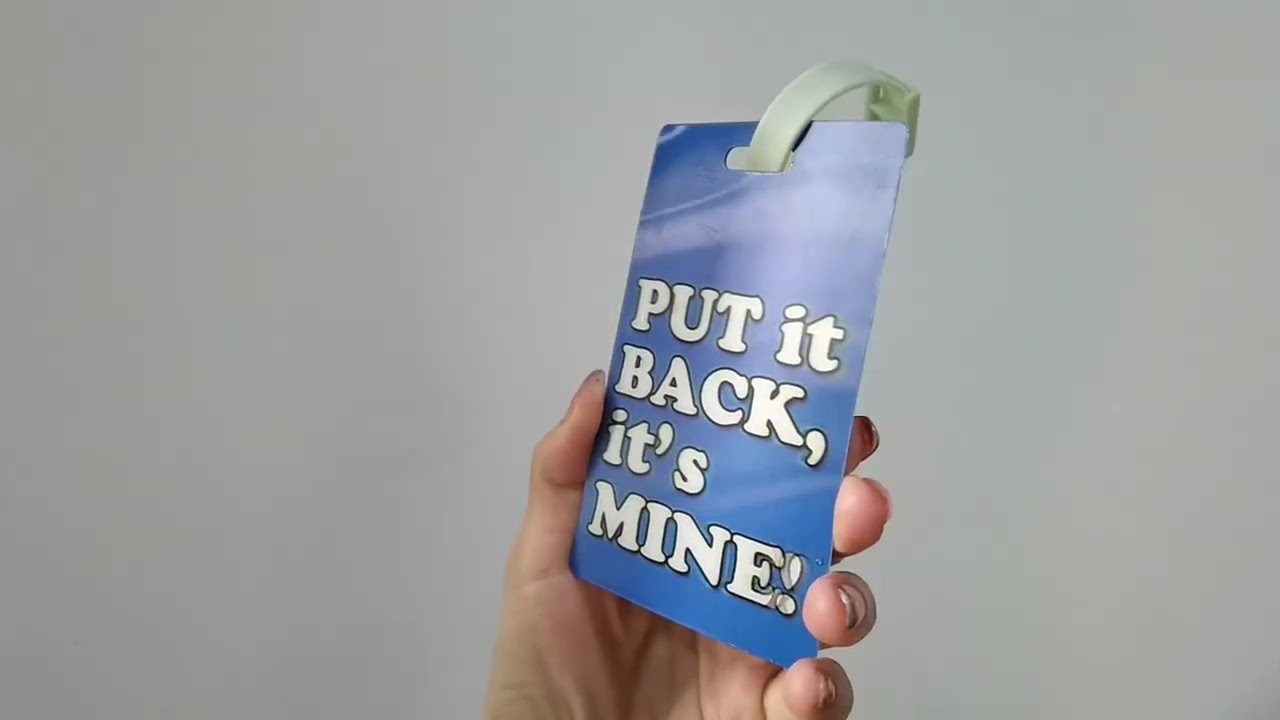 3D lenticular luggage tag 