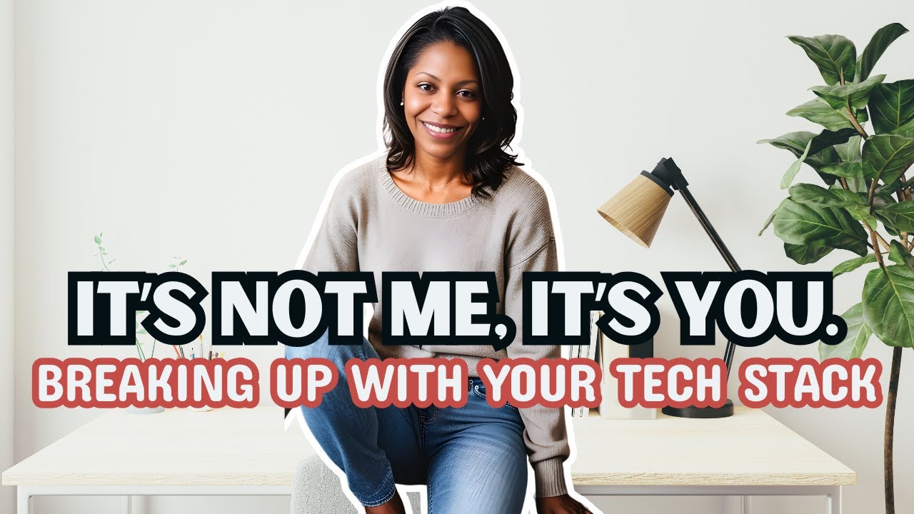 It’s not me, it’s you: Breaking up with your tech stack - YouTube
