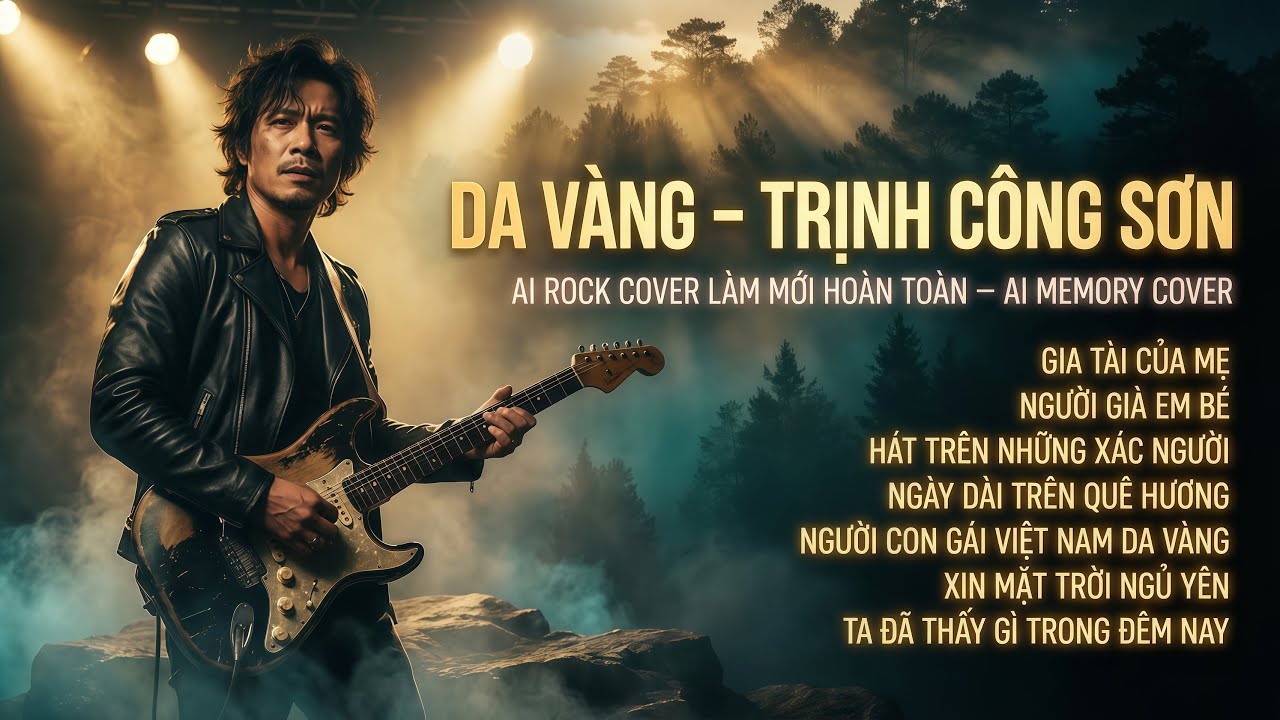 Da Vàng – Trịnh Công Sơn | AI Rock Cover Làm Mới Hoàn Toàn | AI Memory Cover