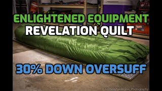 ENLIGHTENED EQUIPMENT Revelation950 30°F Revelation Custom Sleeping Quilt | Enlightened Equipment