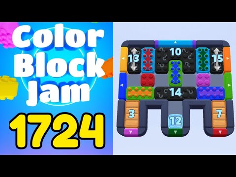 Color Block Jam Level 1724 Solution