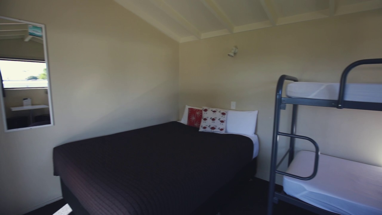 4 Berth Basic Cabin Papamoa Beach Resort Beachfront YouTube