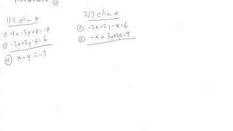 3 Variable System  Infinite Solutions