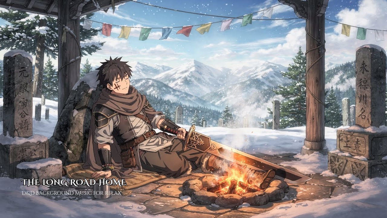 The Long Road Home - Relaxing D&D Music for Adventurers