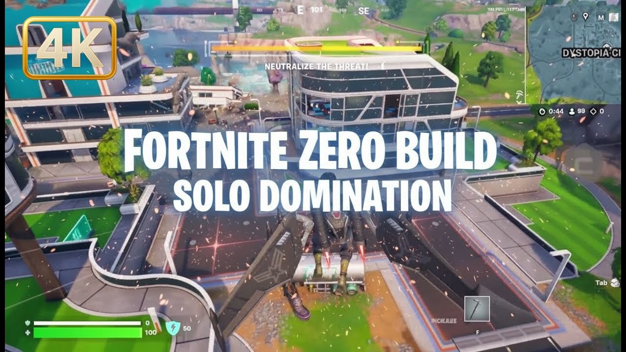 Fortnite Zero Build Solo Domination | Intense Victory Gameplay 2025