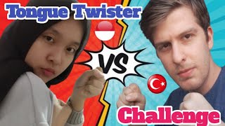 Tongue Twister Challenge Ldr Couple Indo Turki