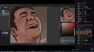 Artist Draws Gachi Live On Stream