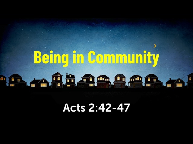 Being In Community