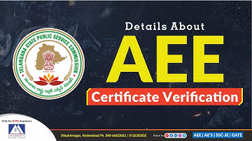 Details About AEE Certificate Verification | GM ACADEMY | AEE, AE  #aeetspsc #civil #aeecivil