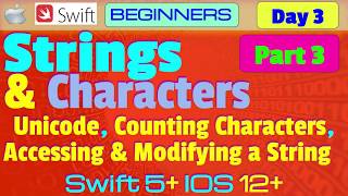 Celebrity IOS, Swift 5, Theory, Tutorial, #03 P3 Strings & Characters - Substrings, Comparing Strings ,Unicod Net Worth