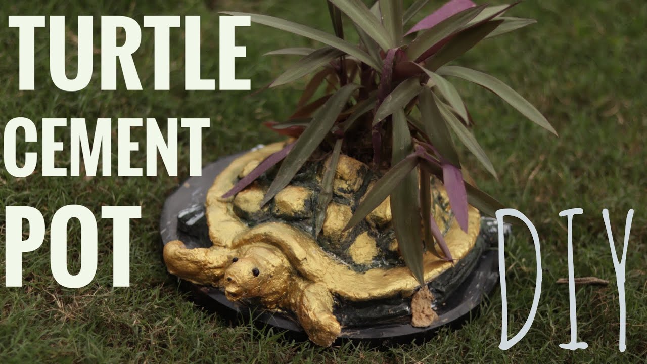 How To Make Turtle cement pot | DIY | Adbhut Ideas