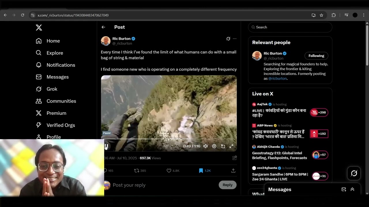 Amazing speed-flying 