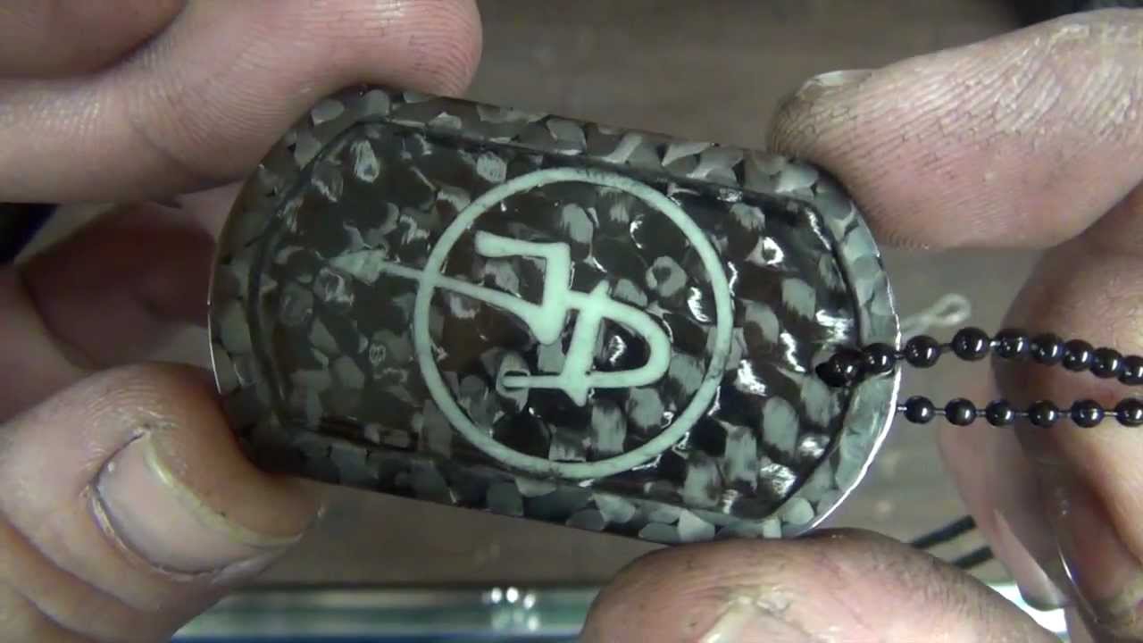 Black Site and Jerzee Devil Carbon Fiber Plasma Dog Tag.mp4