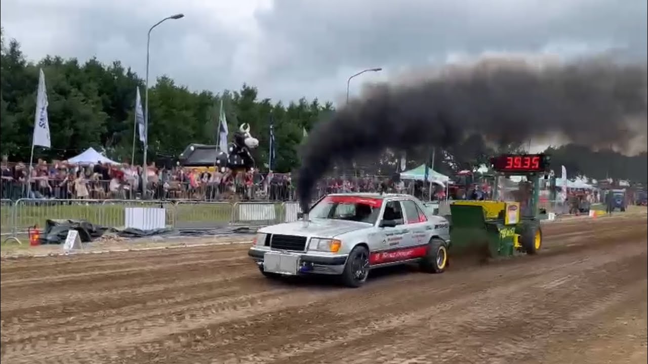 DCPO Benz Power finale run Trekkertrek Sebaldeburen 2025 OM606 w124 Hx40 Dieselmeken