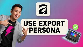 How to USE EXPORT PERSONA in Affinity Studio (Step by Step) 2026