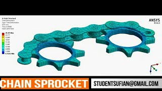 Chain Sprocket Simulation in Ansys Workbench