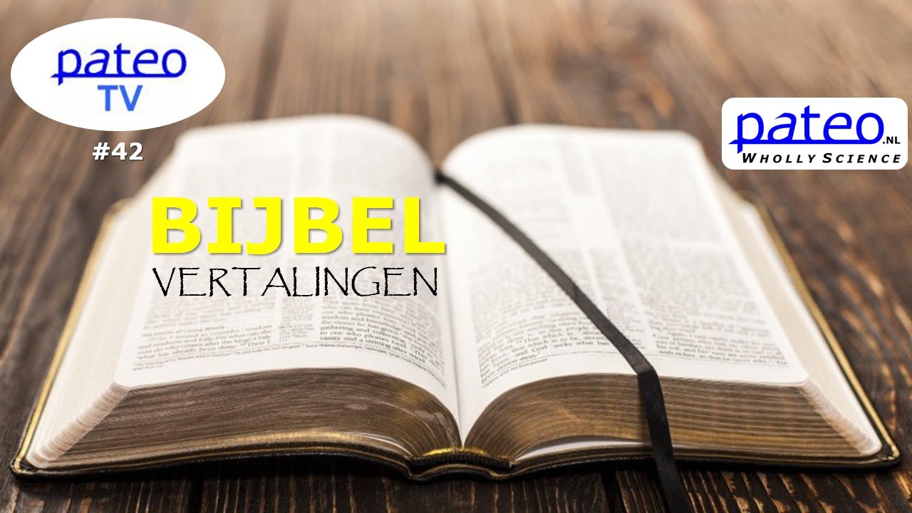 Pateo TV over Bijbelvertalingen