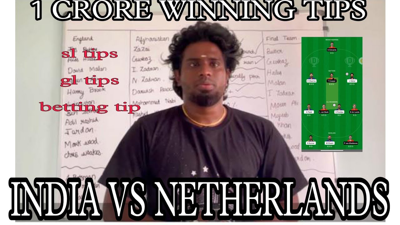 INDIA VS NETHERLAND WORLD CUP PREDICTION || DREAM11TEAM TAMIL ||TODAY DREAM11 TEAMTAMIL 